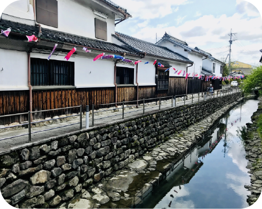 白壁の町並み（筑後吉井地区）
