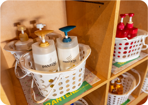 シャンプーバーの様子