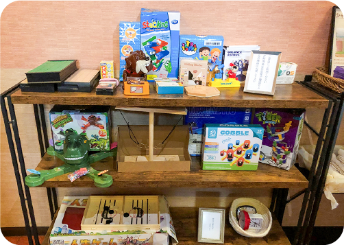 おもちゃ無料レンタルコーナー