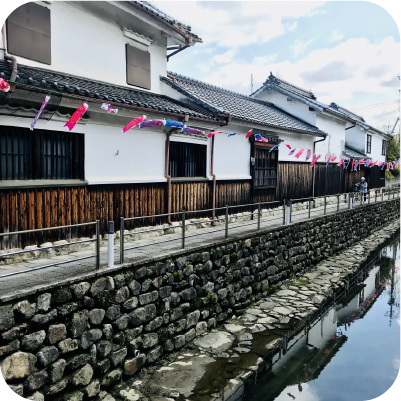 白壁の町並み（筑後吉井地区）